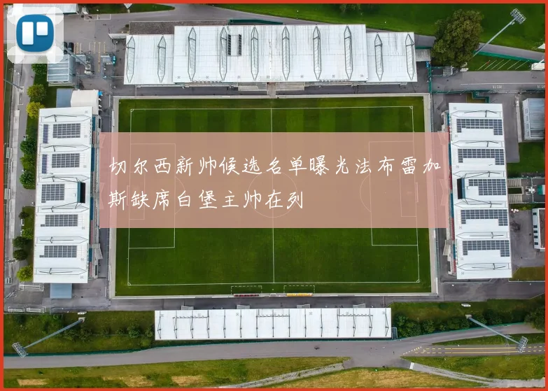 切尔西新帅候选名单曝光法布雷加斯缺席白堡主帅在列